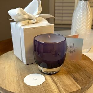 Glassybaby Purple “Dubs” 💜💜💜Triskelion